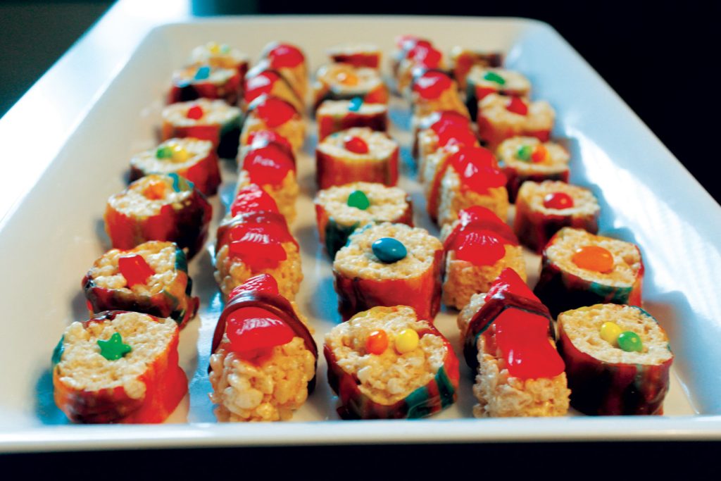 Rice Krispie Sushi