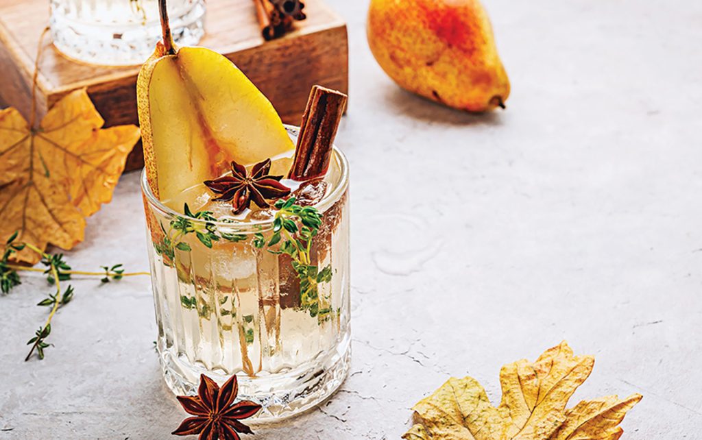 Spiced Pear Cocktail