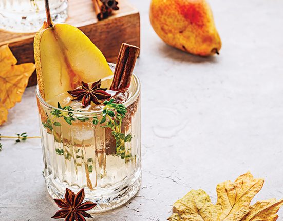 Spiced Pear Cocktail