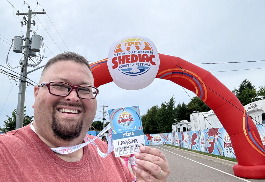 craig at entrance 2024 shediac lobster festival du homard de shediac new brunswick canada