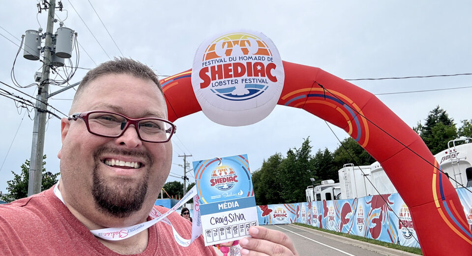 craig at entrance 2024 shediac lobster festival du homard de shediac new brunswick canada