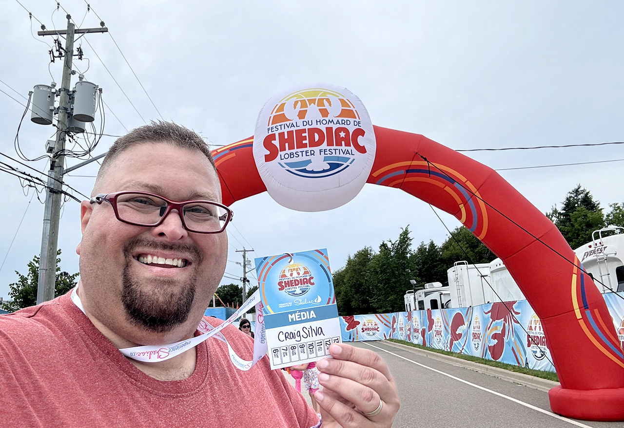 craig at entrance 2024 shediac lobster festival du homard de shediac new brunswick canada