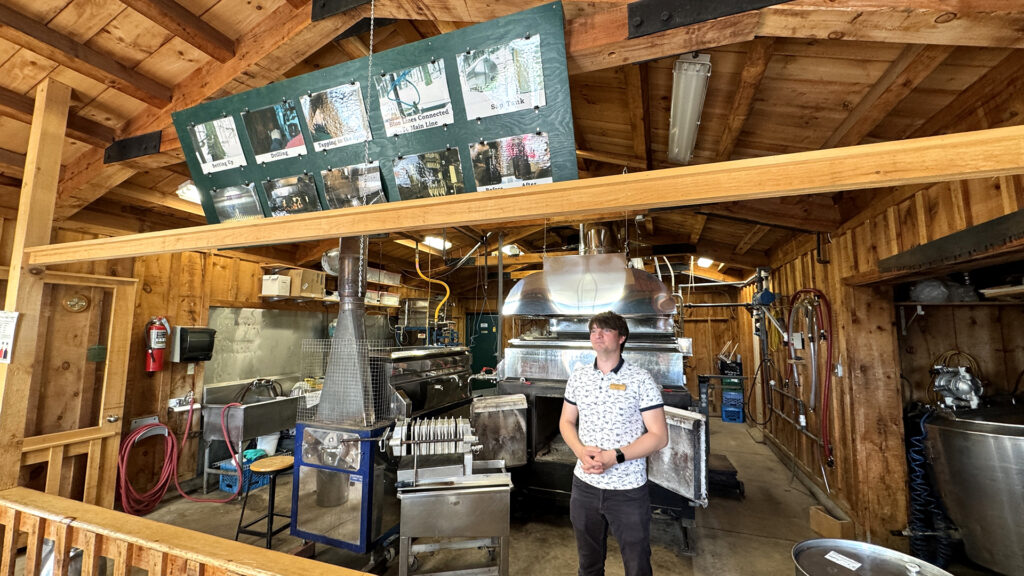 White Meadows Farm maple syrup evaporator niagara falls ontario canada