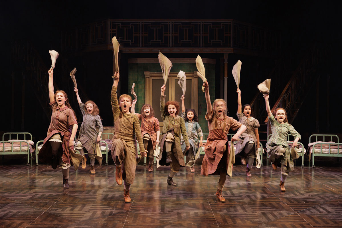 Members of the company in Annie. Stratford Festival 2025. Photo: David Hou.