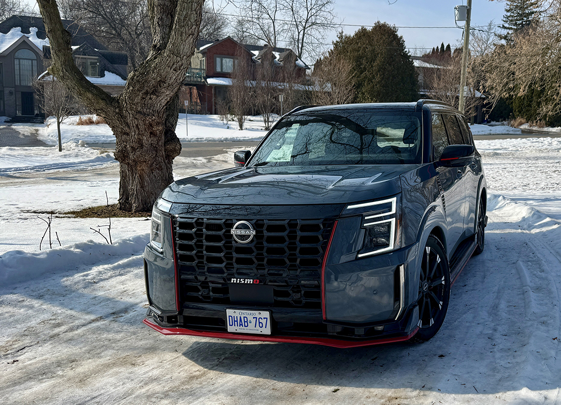 feature exterior front driver side 2026 Nissan Armada NISMO